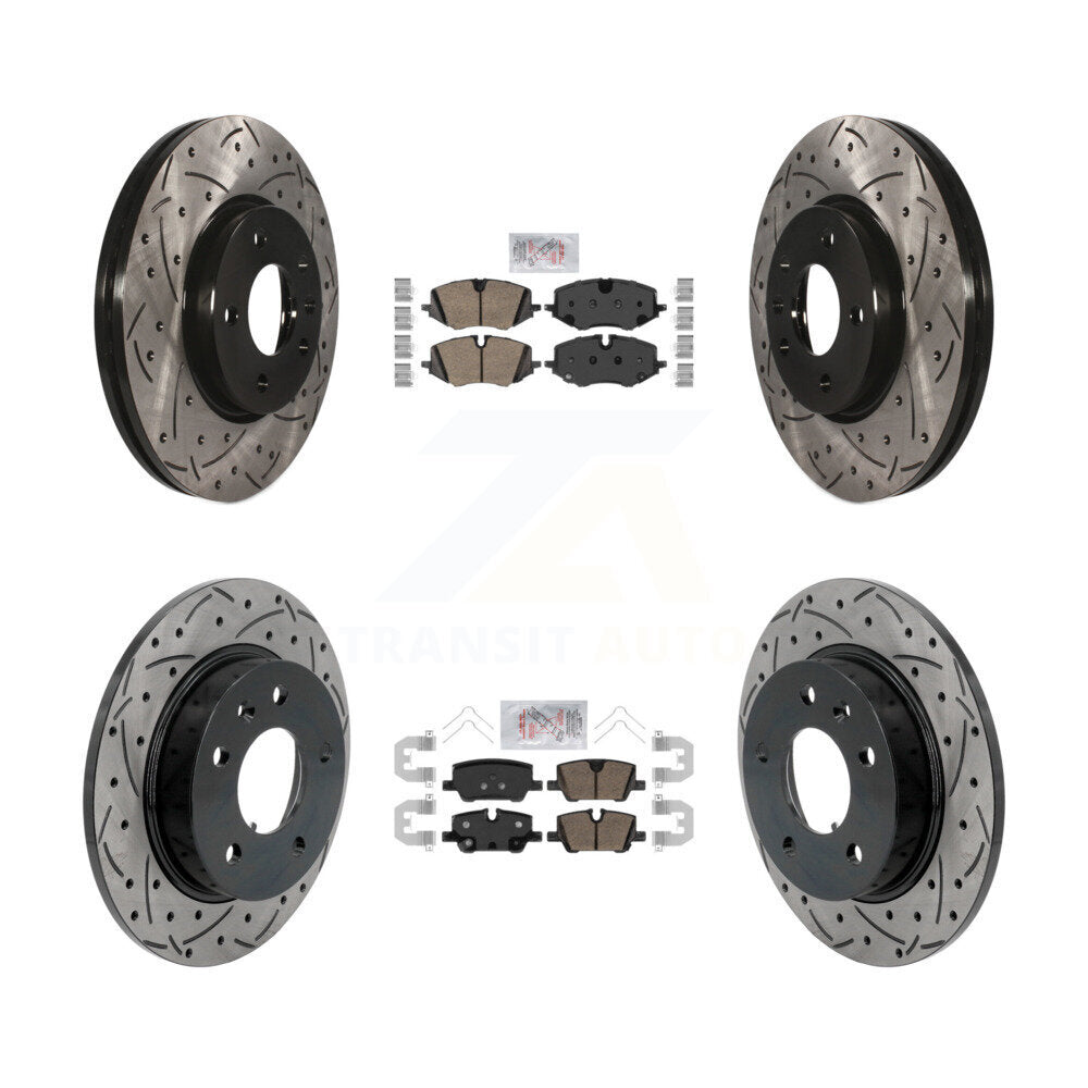 Transit Auto KDA-103133 Disc Brake Kit for 2020-2024 Chevrolet Trailblazer, Buick Encore GX - Front and Rear product image