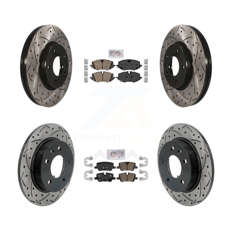 Transit Auto KDA-103133 Disc Brake Kit for 2020-2024 Chevrolet Trailblazer, Buick Encore GX - Front and Rear product image