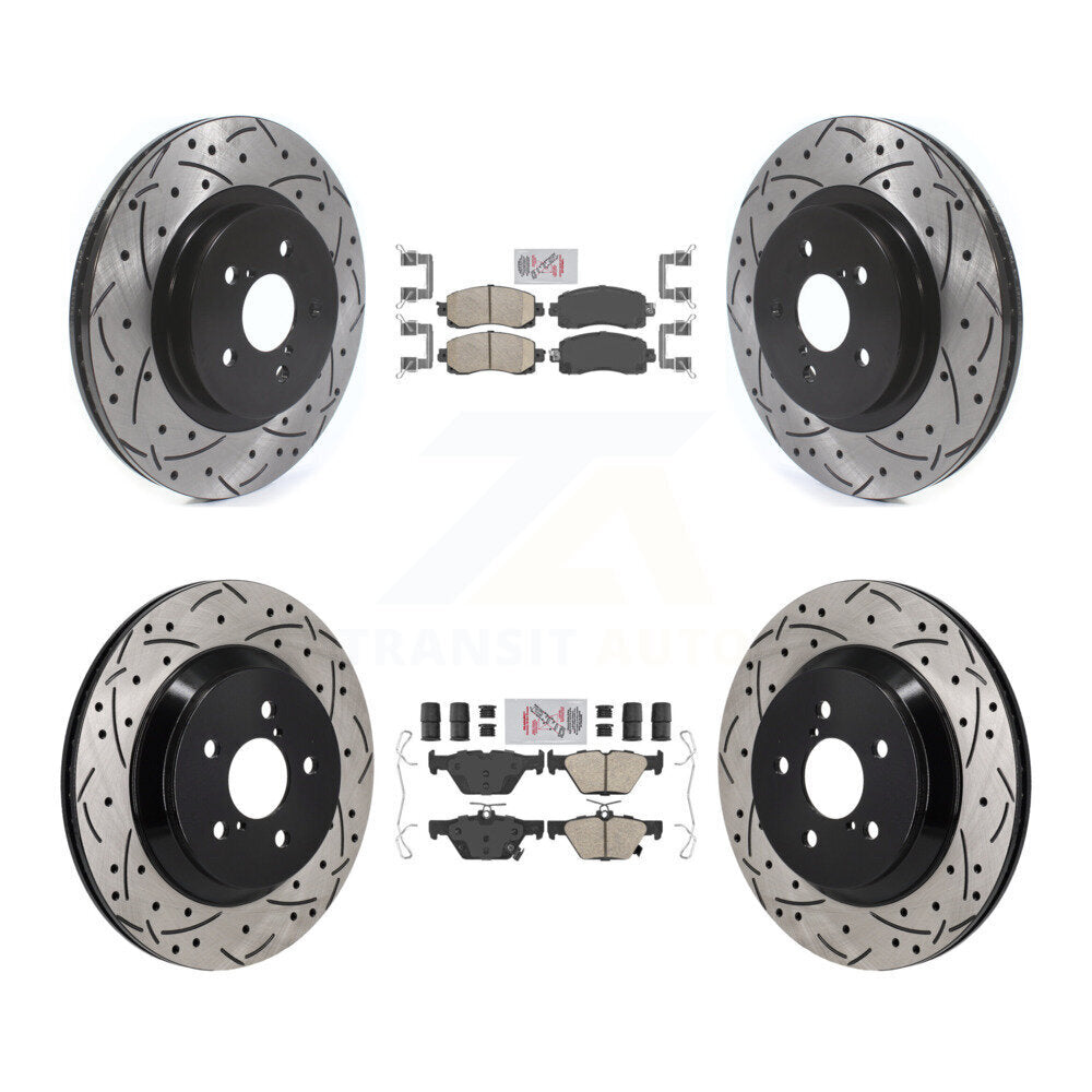 Transit Auto KDA-103135 Disc Brake Kit for 2021-2023 Subaru Crosstrek - Front and Rear product image