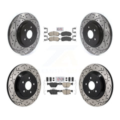 Transit Auto KDA-103135 Disc Brake Kit for 2021-2023 Subaru Crosstrek - Front and Rear product image