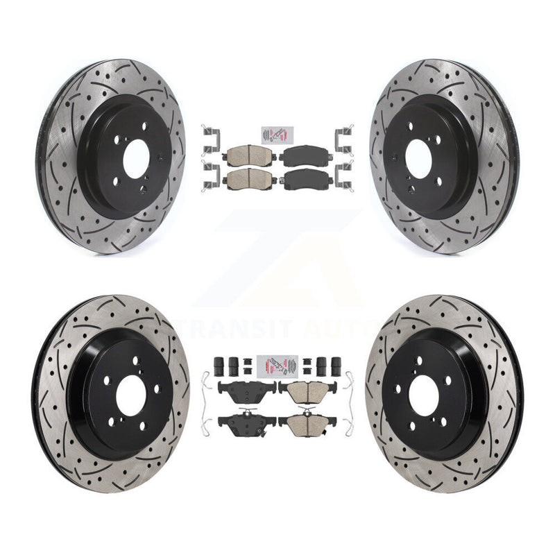 Transit Auto KDA-103135 Disc Brake Kit for 2021-2023 Subaru Crosstrek - Front and Rear product image