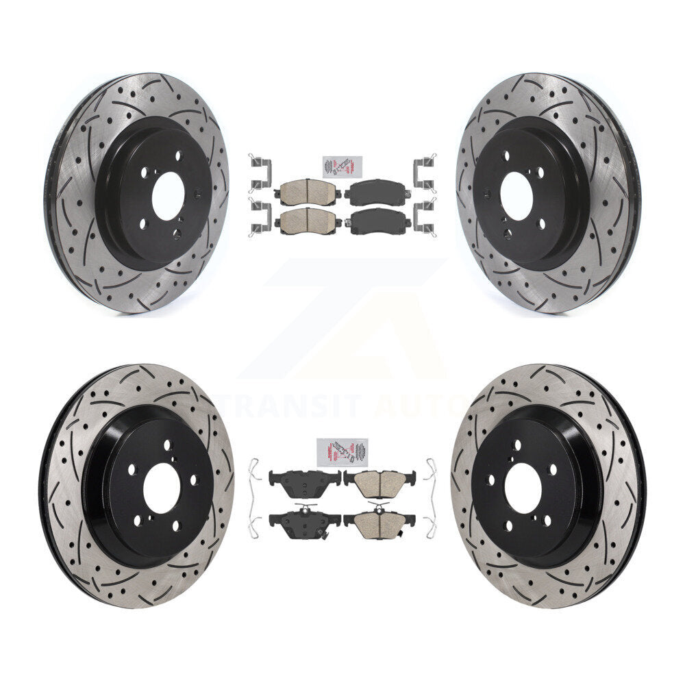 Transit Auto KDA-103136 Disc Brake Kit for 2021-2023 Subaru Crosstrek - Front and Rear product image
