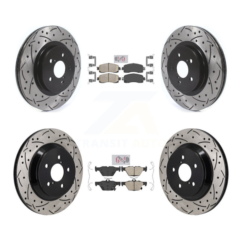 Transit Auto KDA-103136 Disc Brake Kit for 2021-2023 Subaru Crosstrek - Front and Rear product image
