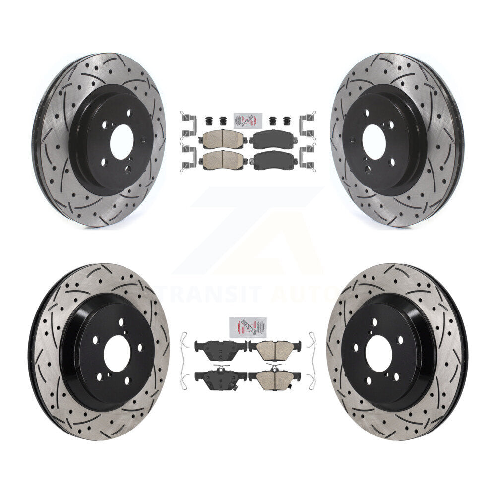 Transit Auto KDA-103138 Disc Brake Kit for 2021-2023 Subaru Crosstrek - Front and Rear product image