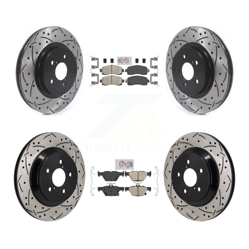 Transit Auto KDA-103138 Disc Brake Kit for 2021-2023 Subaru Crosstrek - Front and Rear product image