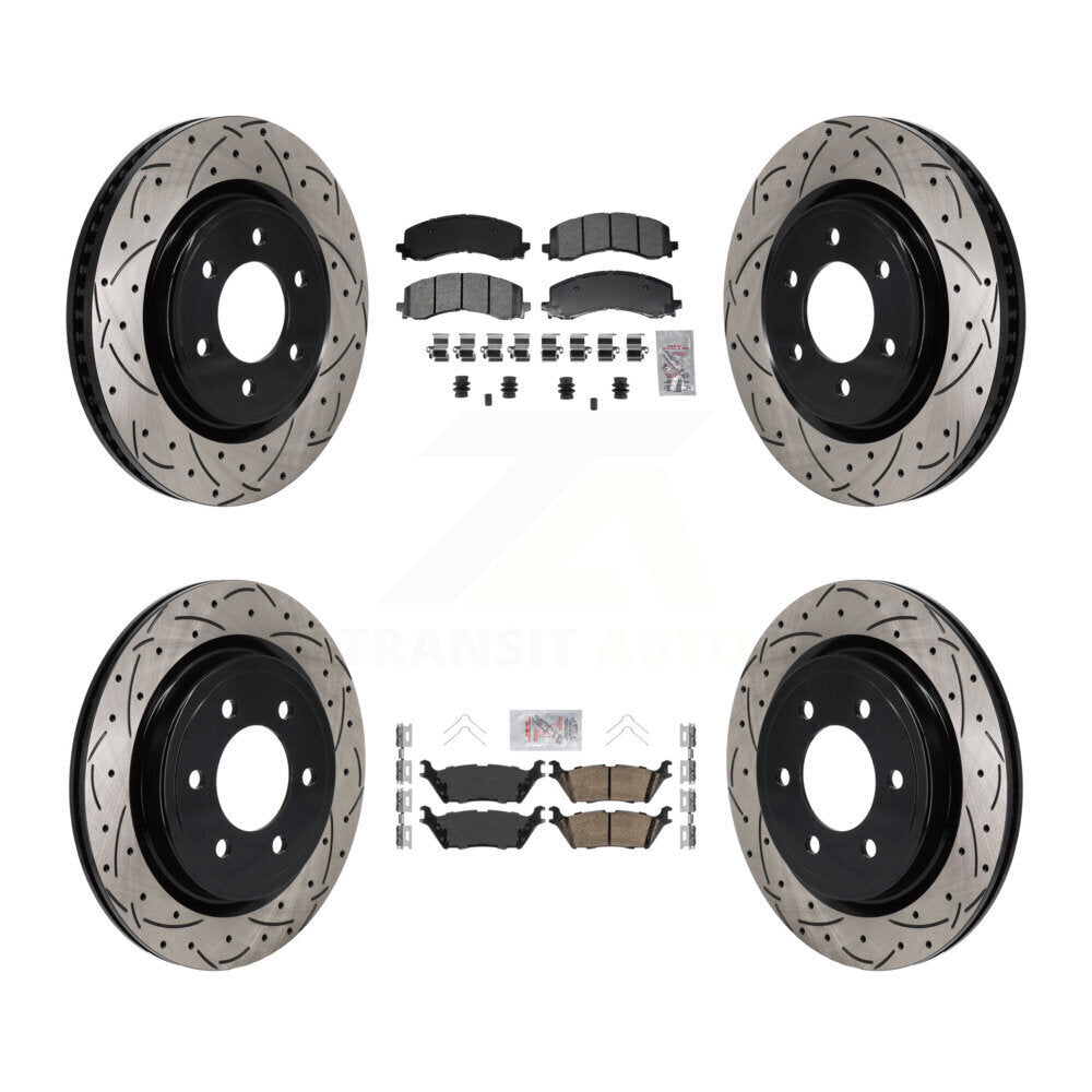 Transit Auto KDA-103140 Disc Brake Kit for 2021-2025 Ford Expedition, Lincoln Navigator, Ford F-150 - Front and Rear product image