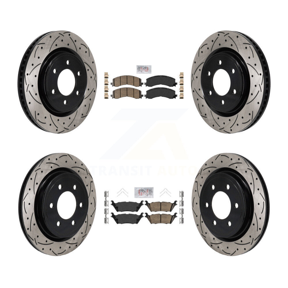 Transit Auto KDA-103142 Disc Brake Kit for 2021-2025 Ford Expedition, Lincoln Navigator, Ford F-150 - Front and Rear product image