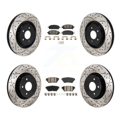 Transit Auto KDA-103148 Disc Brake Kit for 2022-2023 INFINITI QX60, Mitsubishi Outlander, Nissan Pathfinder - Front and Rear product image