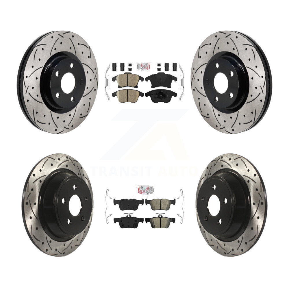 Transit Auto KDA-103150 Disc Brake Kit for 2017-2020 Lincoln MKZ - Front and Rear product image