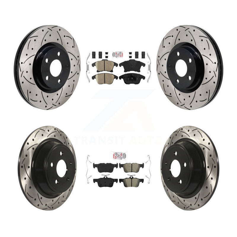 Transit Auto KDA-103150 Disc Brake Kit for 2017-2020 Lincoln MKZ - Front and Rear product image