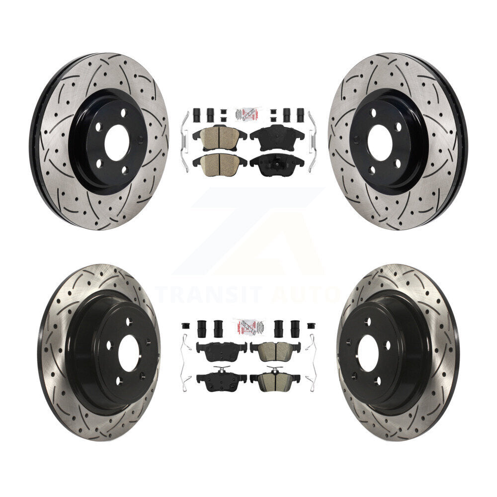 Transit Auto KDA-103151 Disc Brake Kit for 2017-2020 Lincoln MKZ - Front and Rear product image