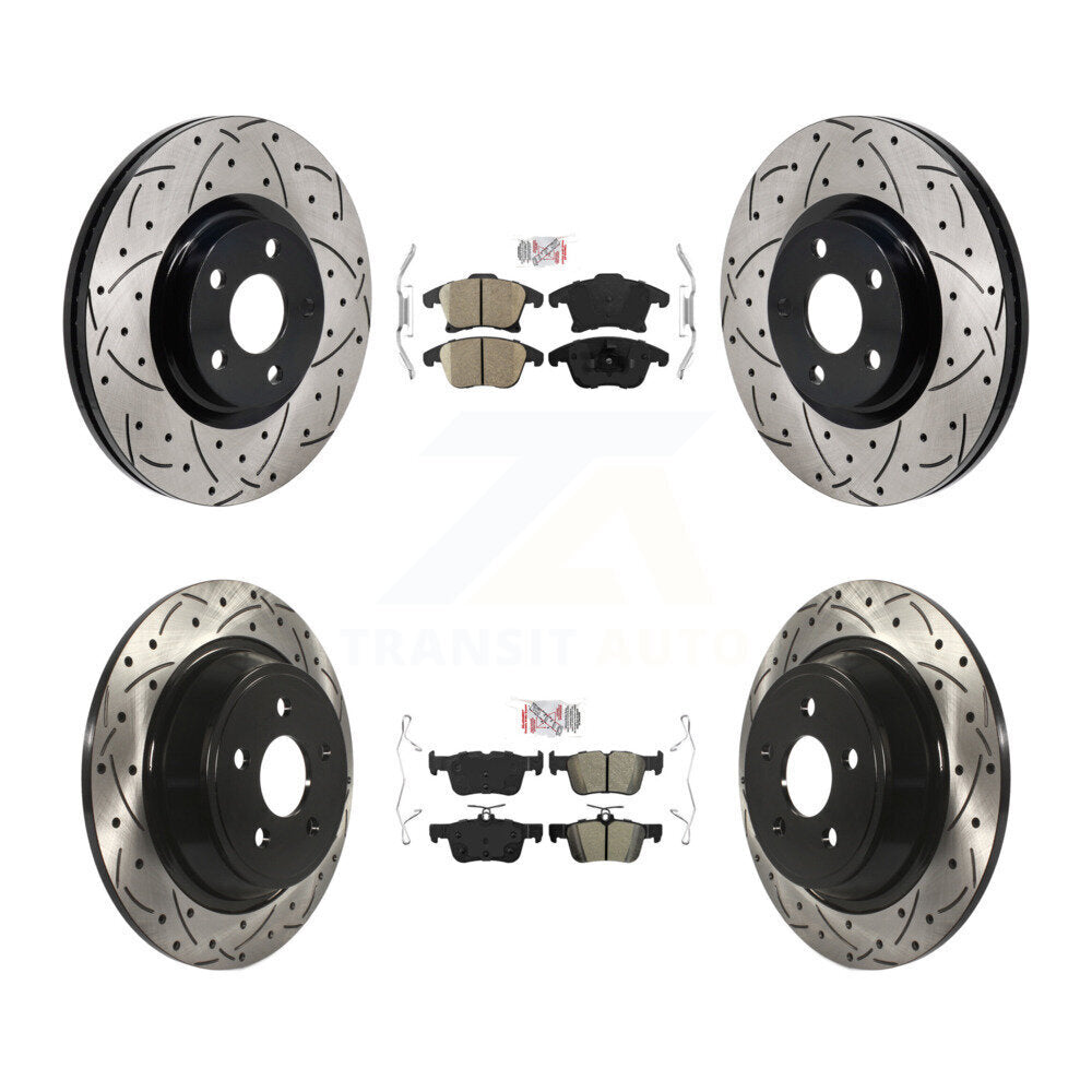 Transit Auto KDA-103152 Disc Brake Kit for 2017-2020 Lincoln MKZ - Front and Rear product image