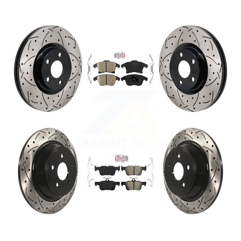 Transit Auto KDA-103152 Disc Brake Kit for 2017-2020 Lincoln MKZ - Front and Rear product image