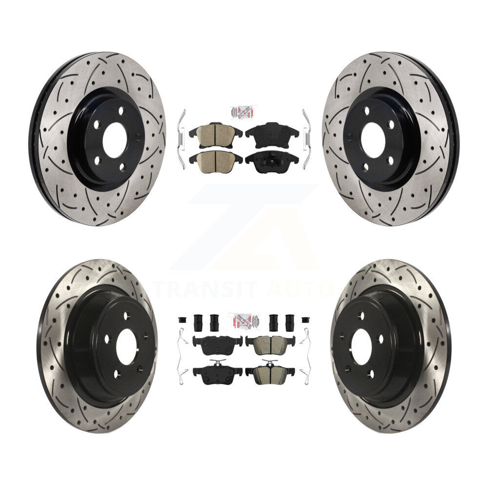 Transit Auto KDA-103153 Disc Brake Kit for 2017-2020 Lincoln MKZ - Front and Rear product image