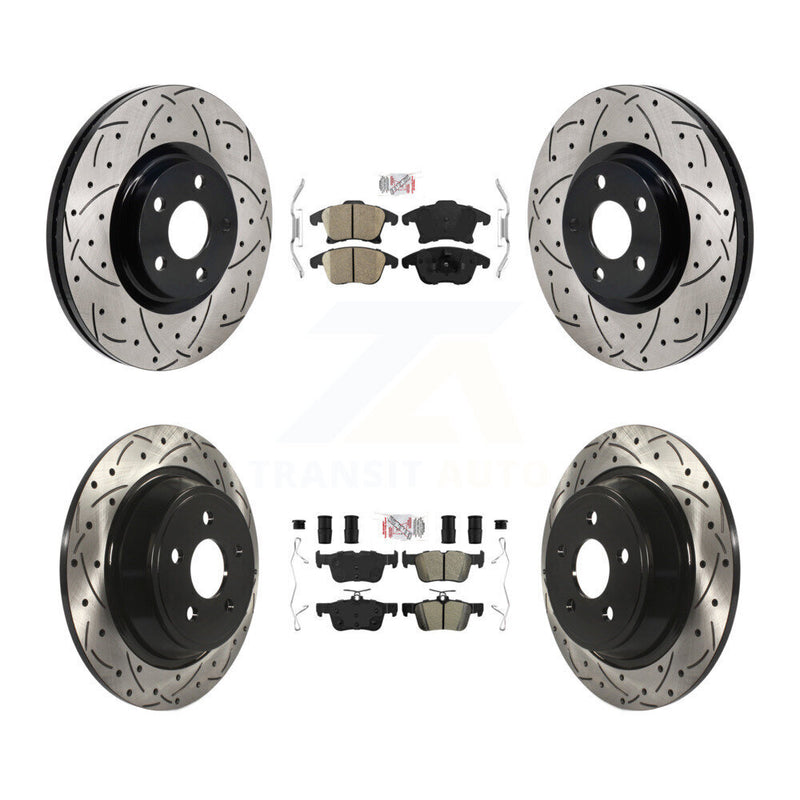 Transit Auto KDA-103153 Disc Brake Kit for 2017-2020 Lincoln MKZ - Front and Rear product image