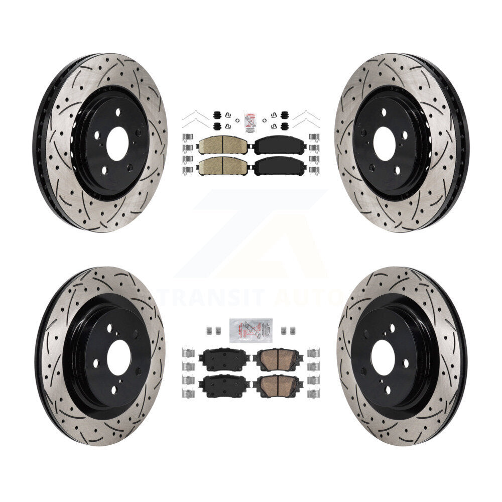 Transit Auto KDA-103155 Disc Brake Kit for 2021-2023 Lexus NX450h+, Toyota RAV4 Prime, Toyota Sienna - Front and Rear product image