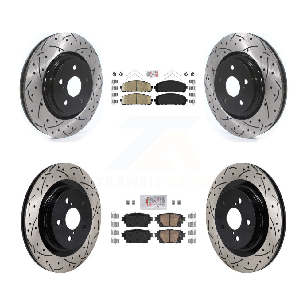 Transit Auto KDA-103156 Disc Brake Kit for 2022-2023 Lexus NX350, Lexus NX350h - Front and Rear product image