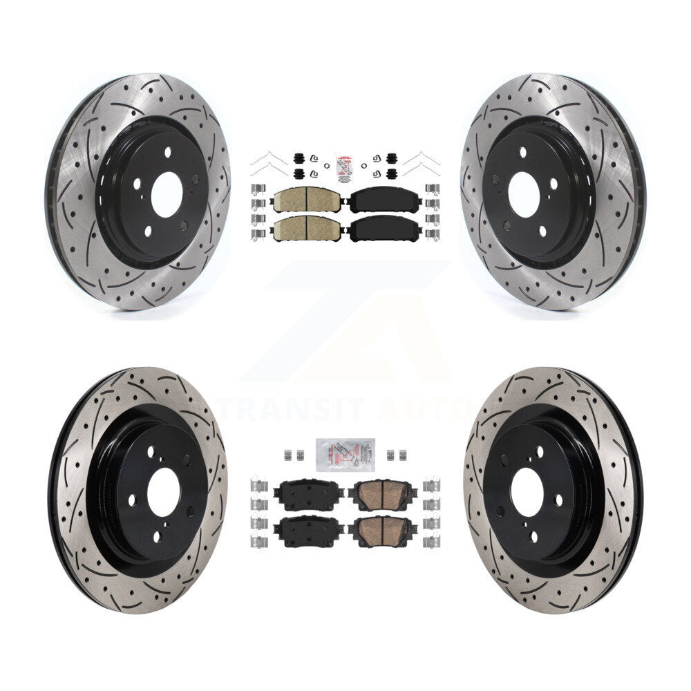 Transit Auto KDA-103157 Disc Brake Kit for 2022-2023 Lexus NX350, Lexus NX350h - Front and Rear product image