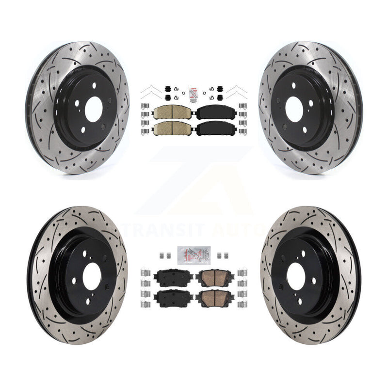 Transit Auto KDA-103157 Disc Brake Kit for 2022-2023 Lexus NX350, Lexus NX350h - Front and Rear product image