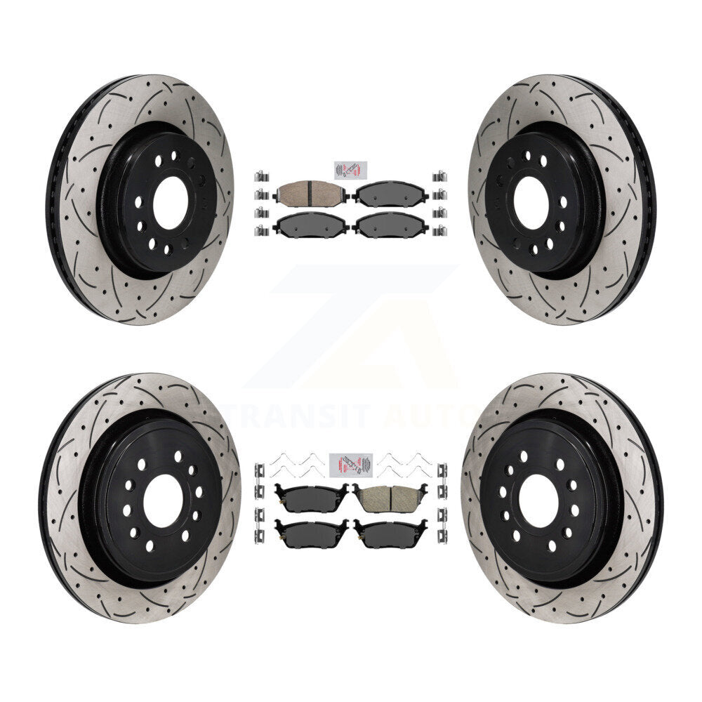 Transit Auto KDA-103158 Disc Brake Kit for 2021-2024 Jeep Grand Wagoneer L, Jeep Wagoneer L, Jeep Grand Wagoneer & more - Front and Rear product image