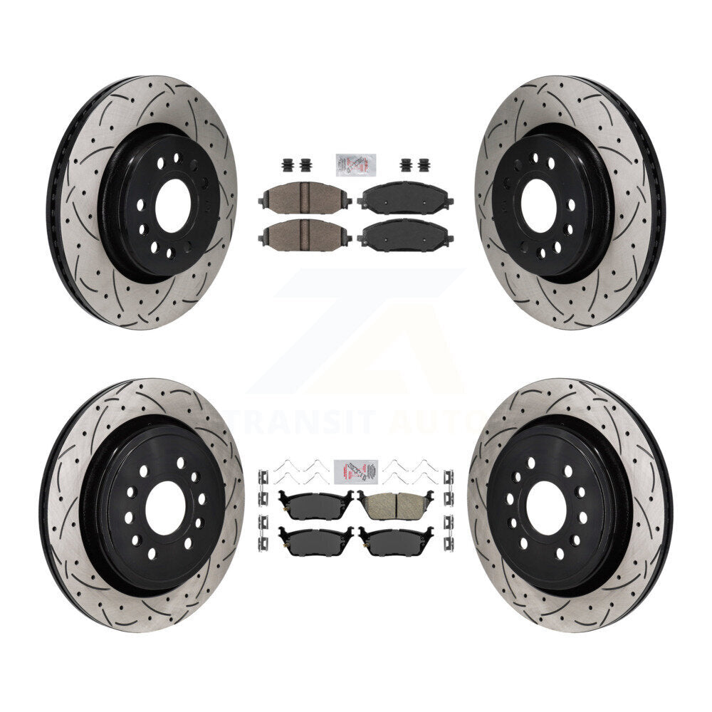 Transit Auto KDA-103160 Disc Brake Kit for 2021-2024 Jeep Grand Wagoneer L, Jeep Wagoneer L, Jeep Grand Wagoneer & more - Front and Rear product image