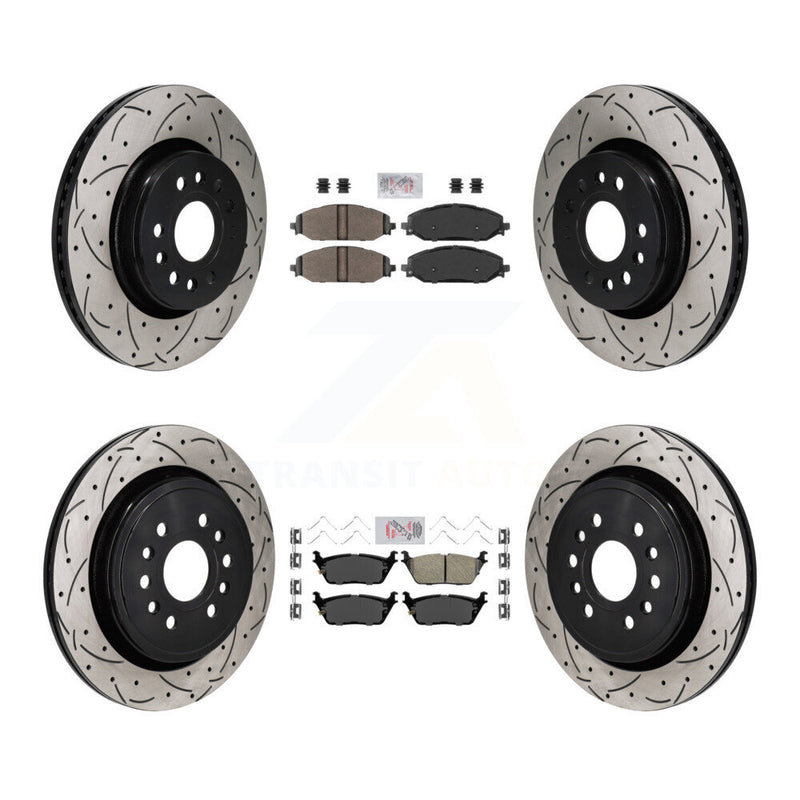 Transit Auto KDA-103160 Disc Brake Kit for 2021-2024 Jeep Grand Wagoneer L, Jeep Wagoneer L, Jeep Grand Wagoneer & more - Front and Rear product image