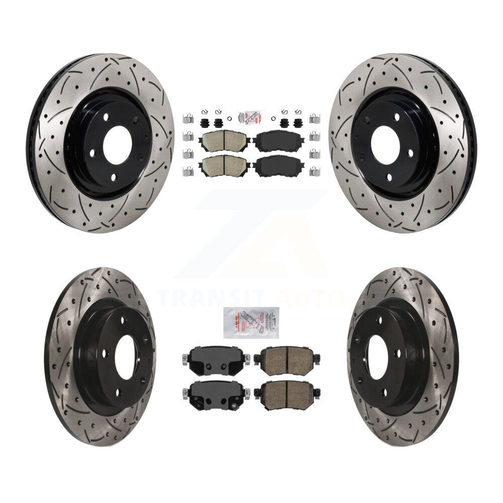 Transit Auto KDA-103163 Disc Brake Kit for 2021 Mazda 6 - Front and Rear product image