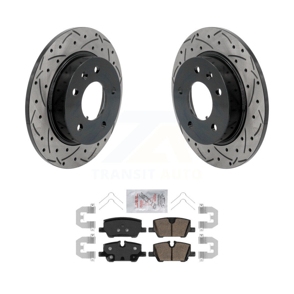 Transit Auto KDA-103165 Disc Brake Kit for 2020-2024 Chevrolet Trailblazer, Buick Encore GX - Rear product image