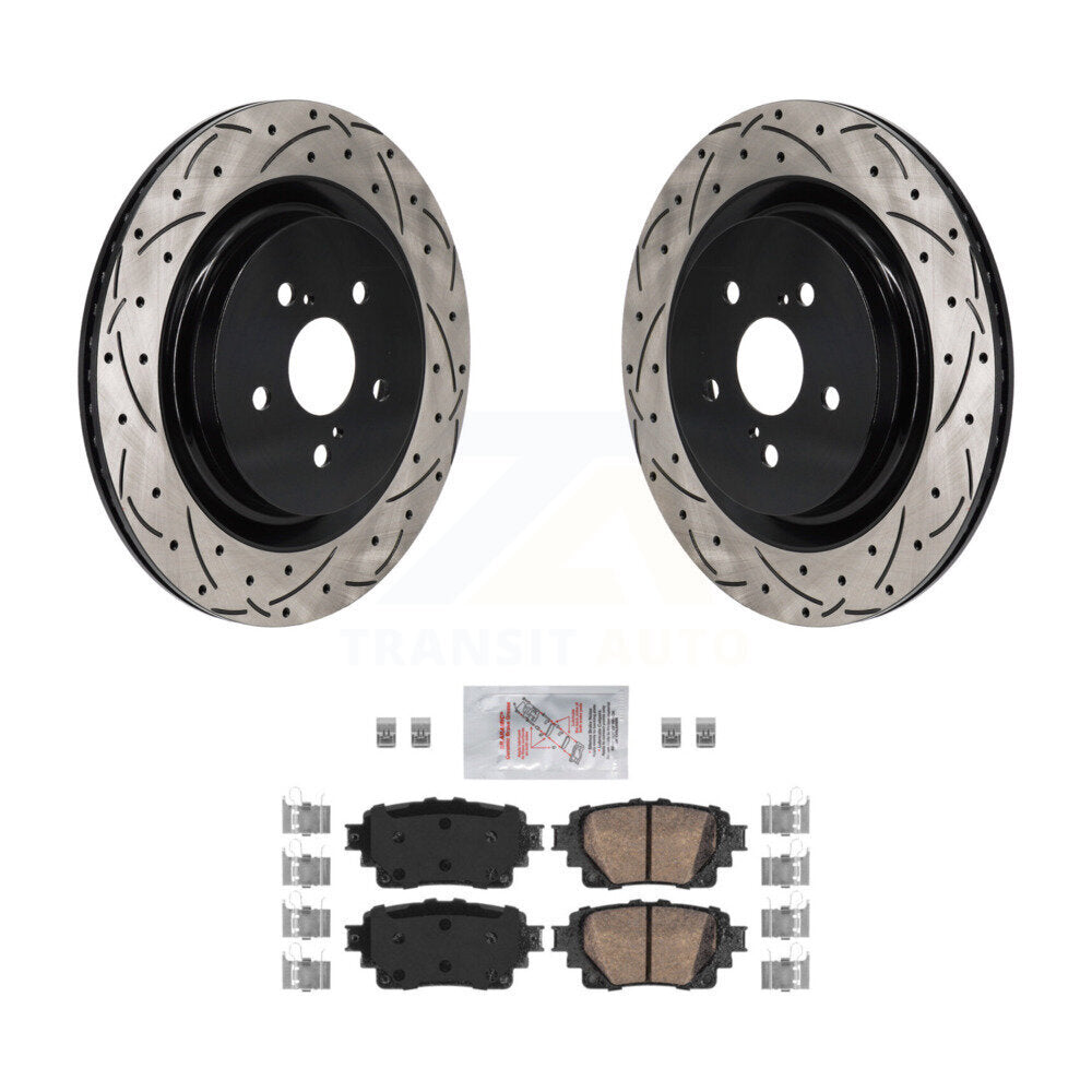 Transit Auto KDA-103180 Disc Brake Kit for 2020-2023 Toyota Highlander - Rear product image