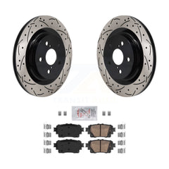 Transit Auto KDA-103182 Disc Brake Kit for 2021-2023 Lexus NX350, Lexus NX350h, Lexus NX450h+ & more - Rear product image