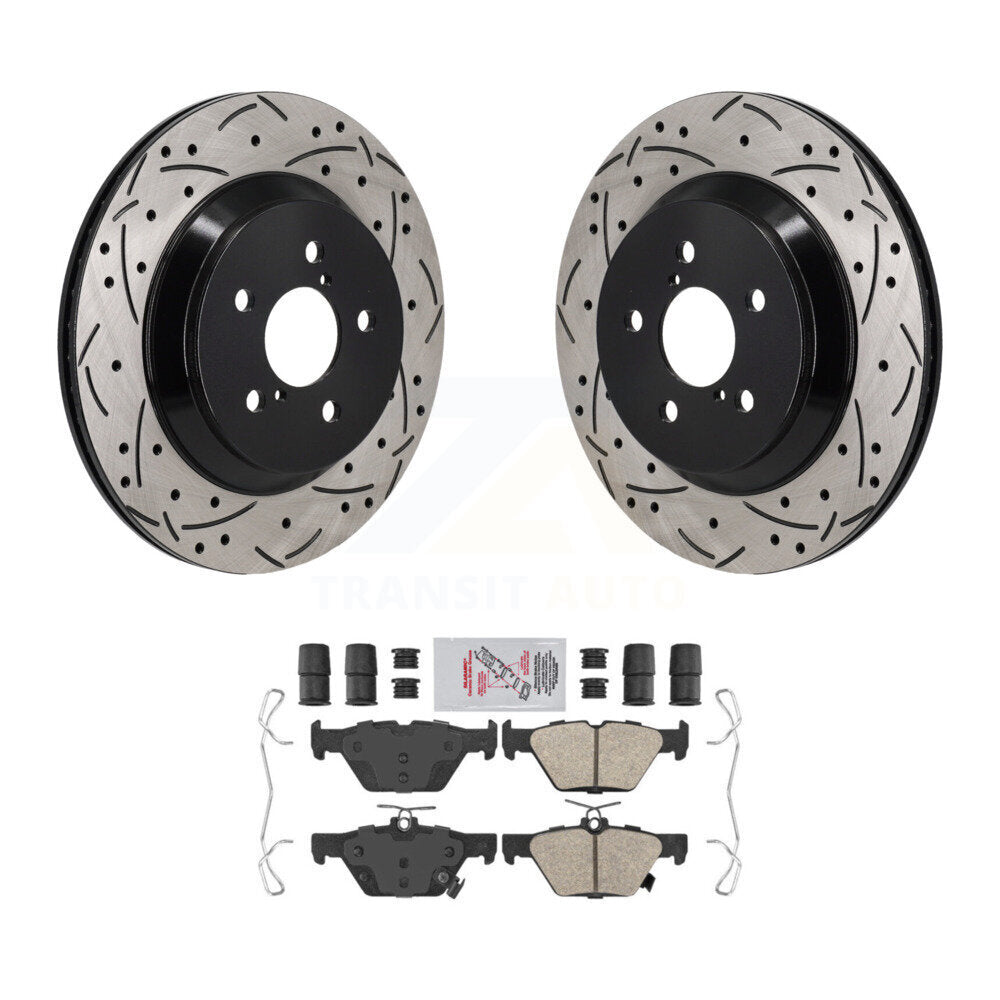 Transit Auto KDA-103184 Disc Brake Kit for 2021-2023 Subaru Crosstrek - Rear product image