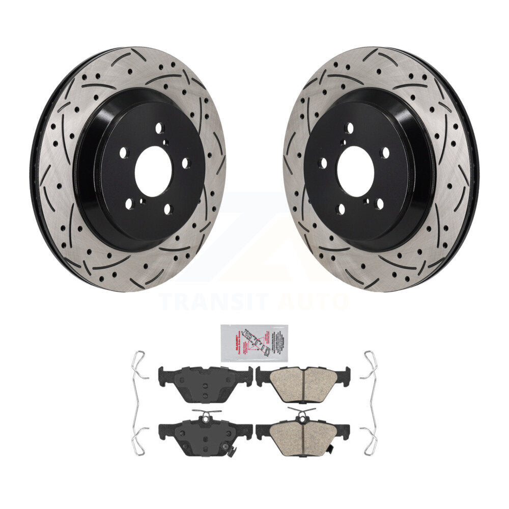 Transit Auto KDA-103185 Disc Brake Kit for 2021-2023 Subaru Crosstrek - Rear product image