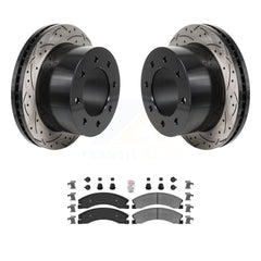 Transit Auto KDA-103186 Disc Brake Kit for 2011-2019 Chevrolet Silverado 3500 HD, GMC Sierra 3500 HD - Rear product image