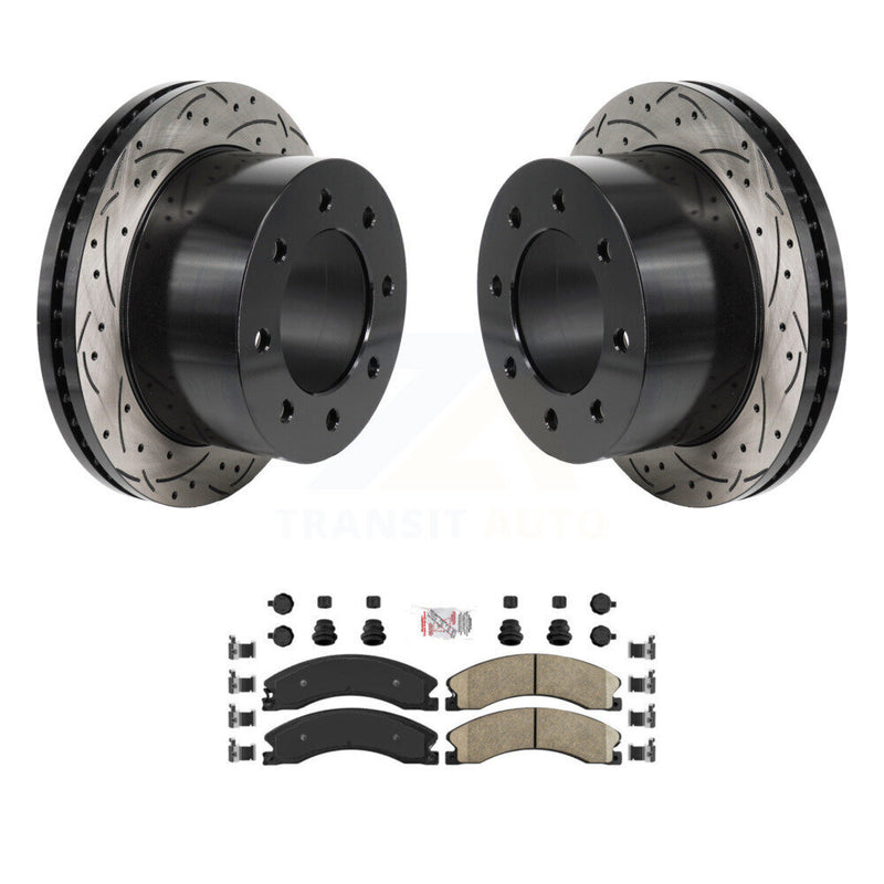 Transit Auto KDA-103187 Disc Brake Kit for 2011-2019 Chevrolet Silverado 3500 HD, GMC Sierra 3500 HD - Rear product image