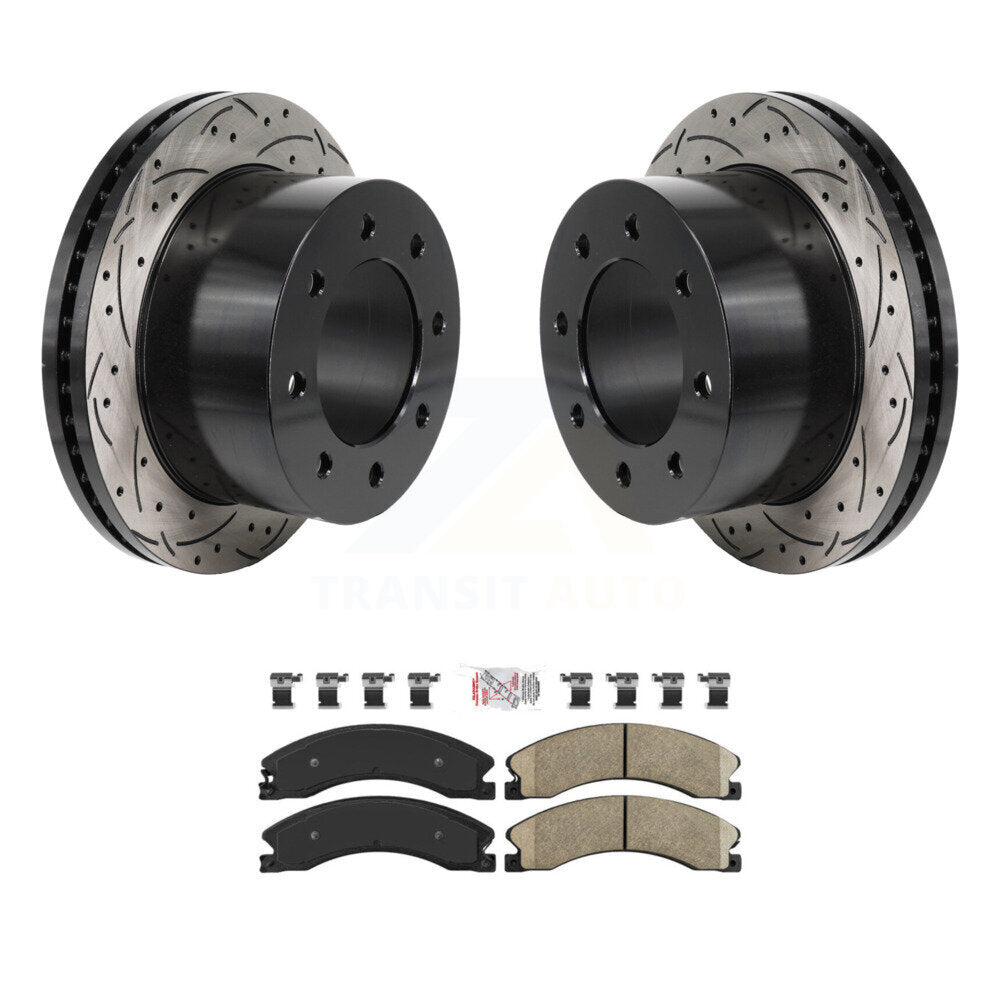 Transit Auto KDA-103188 Disc Brake Kit for 2011-2019 Chevrolet Silverado 3500 HD, GMC Sierra 3500 HD - Rear product image