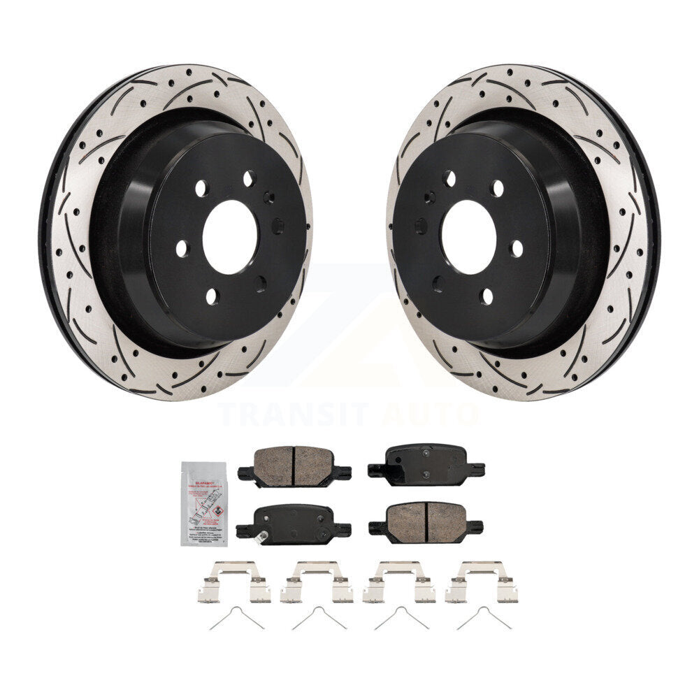 Transit Auto KDA-103189 Disc Brake Kit for 2021-2022 Chevrolet Colorado, GMC Canyon - Rear product image