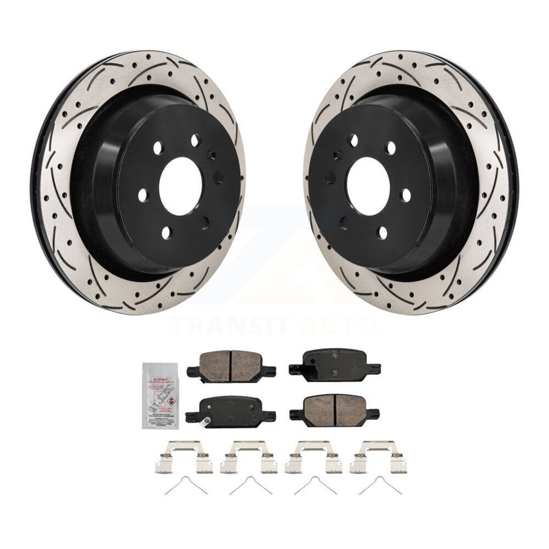 Transit Auto KDA-103189 Disc Brake Kit for 2021-2022 Chevrolet Colorado, GMC Canyon - Rear product image