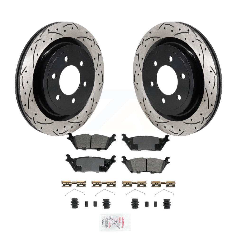 Transit Auto KDA-103194 Disc Brake Kit for 2021-2025 Ford F-150 Lightning, Ford F-150 - Rear product image