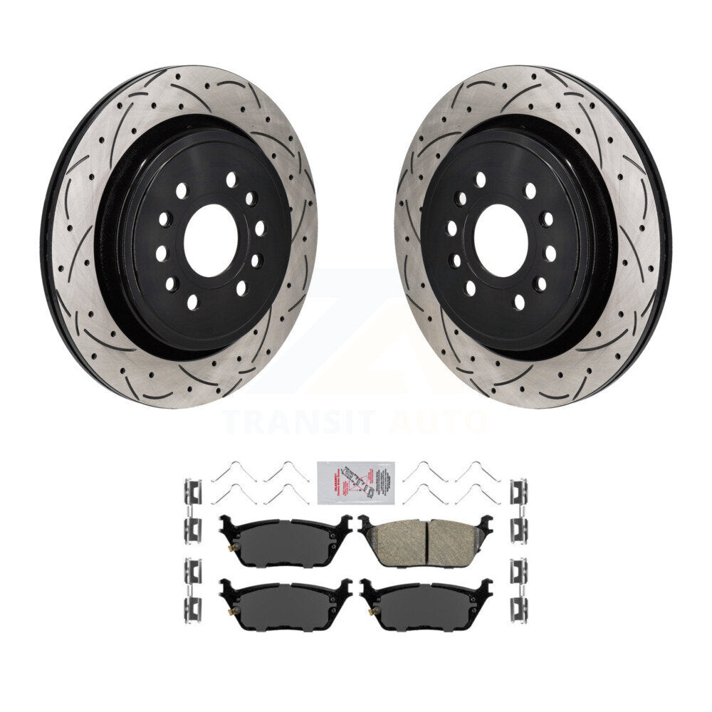 Transit Auto KDA-103196 Disc Brake Kit for 2021-2024 Jeep Grand Wagoneer L, Jeep Wagoneer L, Jeep Grand Wagoneer & more - Rear product image