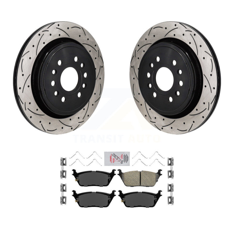 Transit Auto KDA-103196 Disc Brake Kit for 2021-2024 Jeep Grand Wagoneer L, Jeep Wagoneer L, Jeep Grand Wagoneer & more - Rear product image