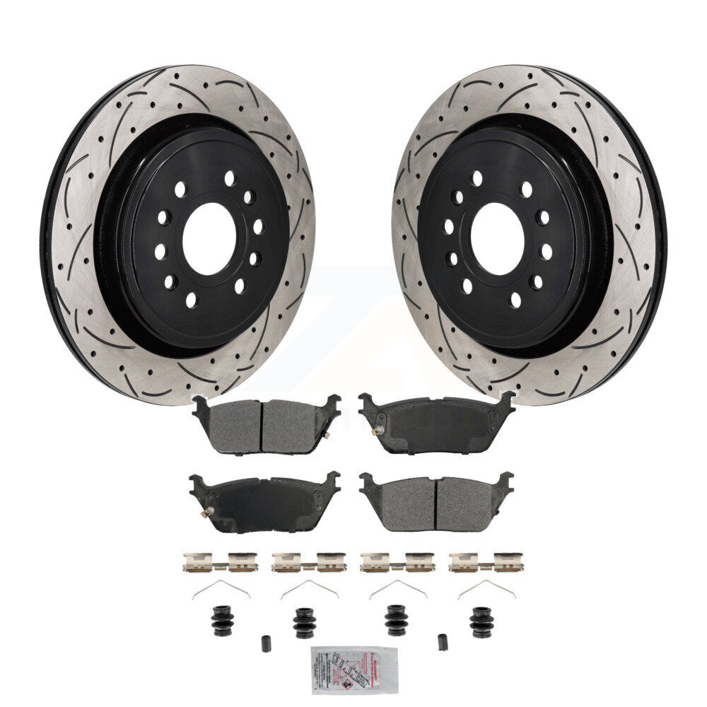 Transit Auto KDA-103197 Disc Brake Kit for 2021-2024 Jeep Grand Wagoneer L, Jeep Wagoneer L, Jeep Grand Wagoneer & more - Rear product image