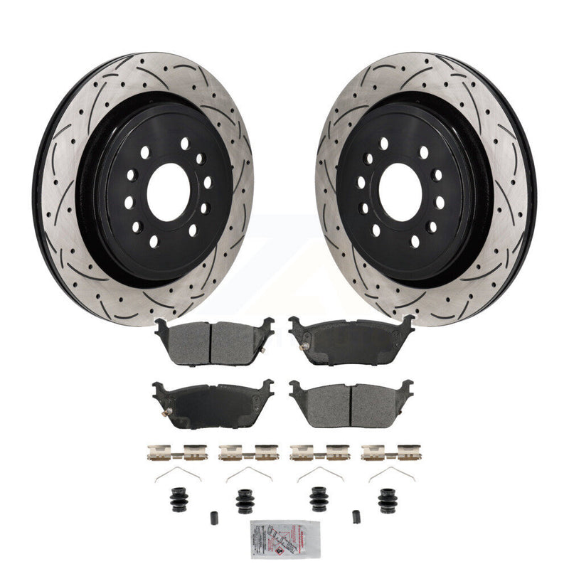 Transit Auto KDA-103197 Disc Brake Kit for 2021-2024 Jeep Grand Wagoneer L, Jeep Wagoneer L, Jeep Grand Wagoneer & more - Rear product image