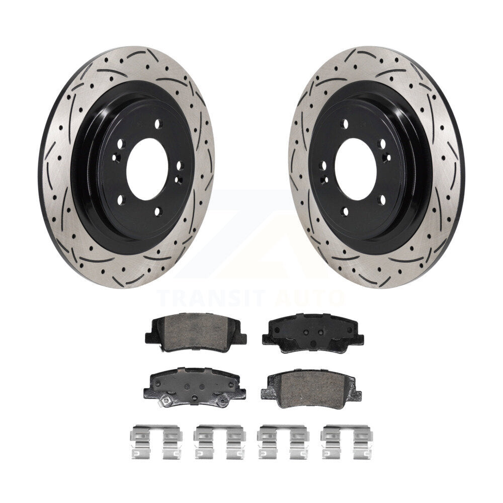 Transit Auto KDA-103202 Disc Brake Kit for 2022-2024 Kia Sportage, Hyundai Tucson - Rear product image