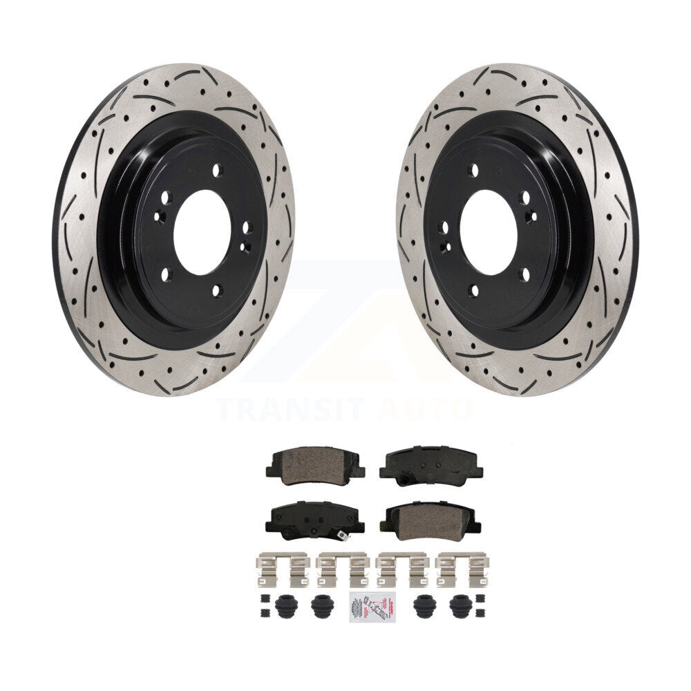 Transit Auto KDA-103203 Disc Brake Kit for 2022-2024 Kia Sportage, Hyundai Tucson - Rear product image