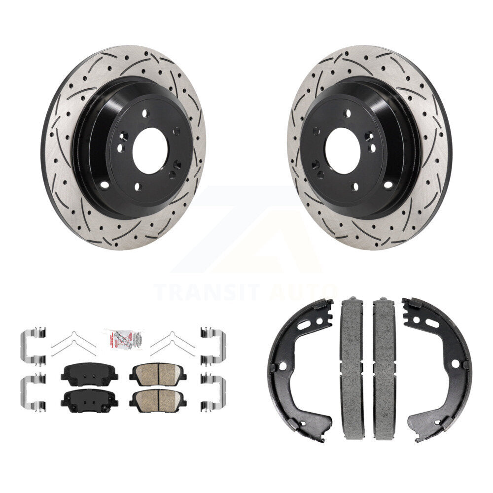 Transit Auto KDA-103213 Disc Brake Kit for 2018-2022 Genesis G70, Kia Stinger - Rear product image