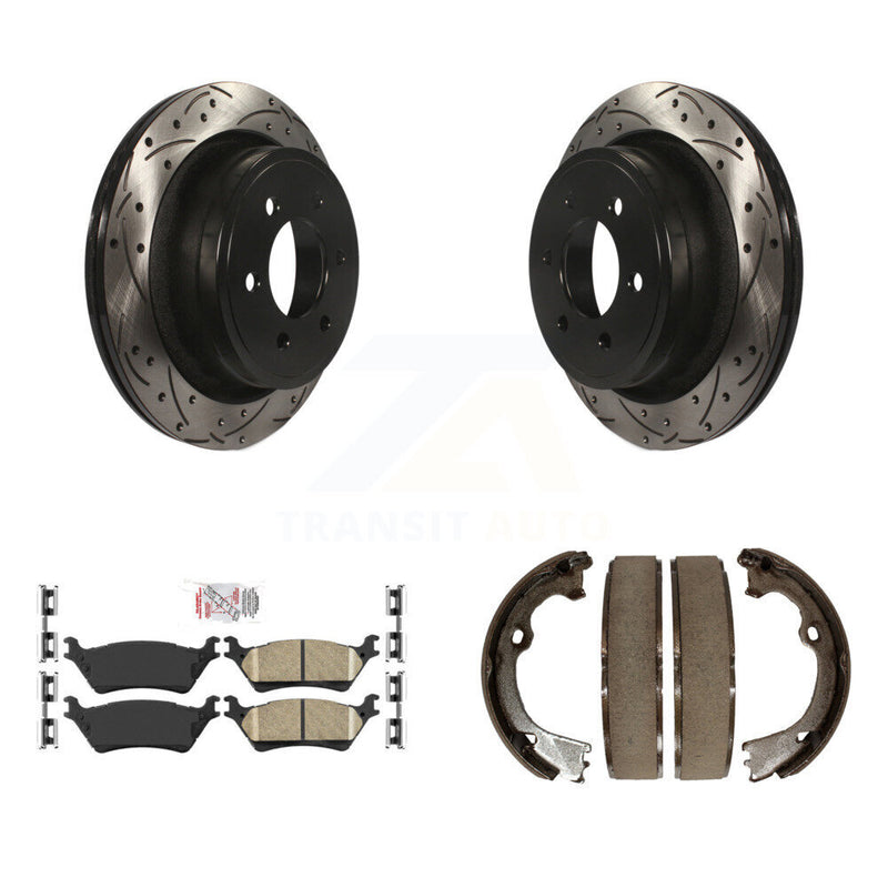 Transit Auto KDA-103220 Disc Brake Kit for 2012-2020 Ford F-150 - Rear product image