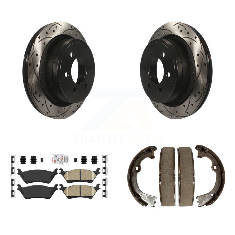 Transit Auto KDA-103221 Disc Brake Kit for 2012-2020 Ford F-150 - Rear product image