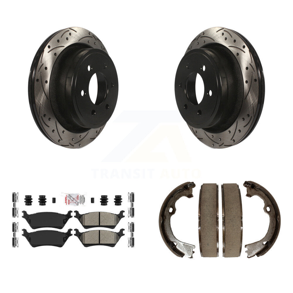 Transit Auto KDA-103222 Disc Brake Kit for 2012-2020 Ford F-150 - Rear product image