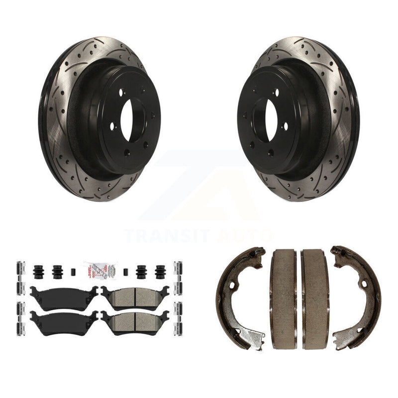 Transit Auto KDA-103222 Disc Brake Kit for 2012-2020 Ford F-150 - Rear product image