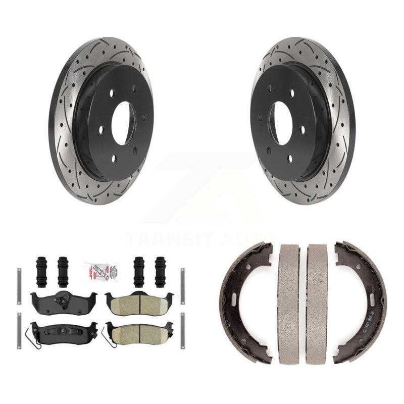 Transit Auto KDA-103223 Disc Brake Kit for 2004-2014 Nissan Armada, INFINITI QX56, Nissan TITAN - Rear product image